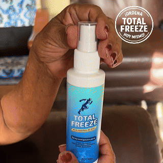TOTAL FREEZE™- SPRAY ANALGÉSICO DE HIELO LÍQUIDO 100% EFECTIVO