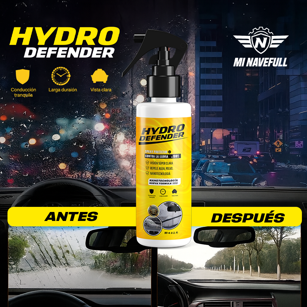 HYDRO+ | REPELENTE ANTI-LLUVIA 100% EFECTIVO