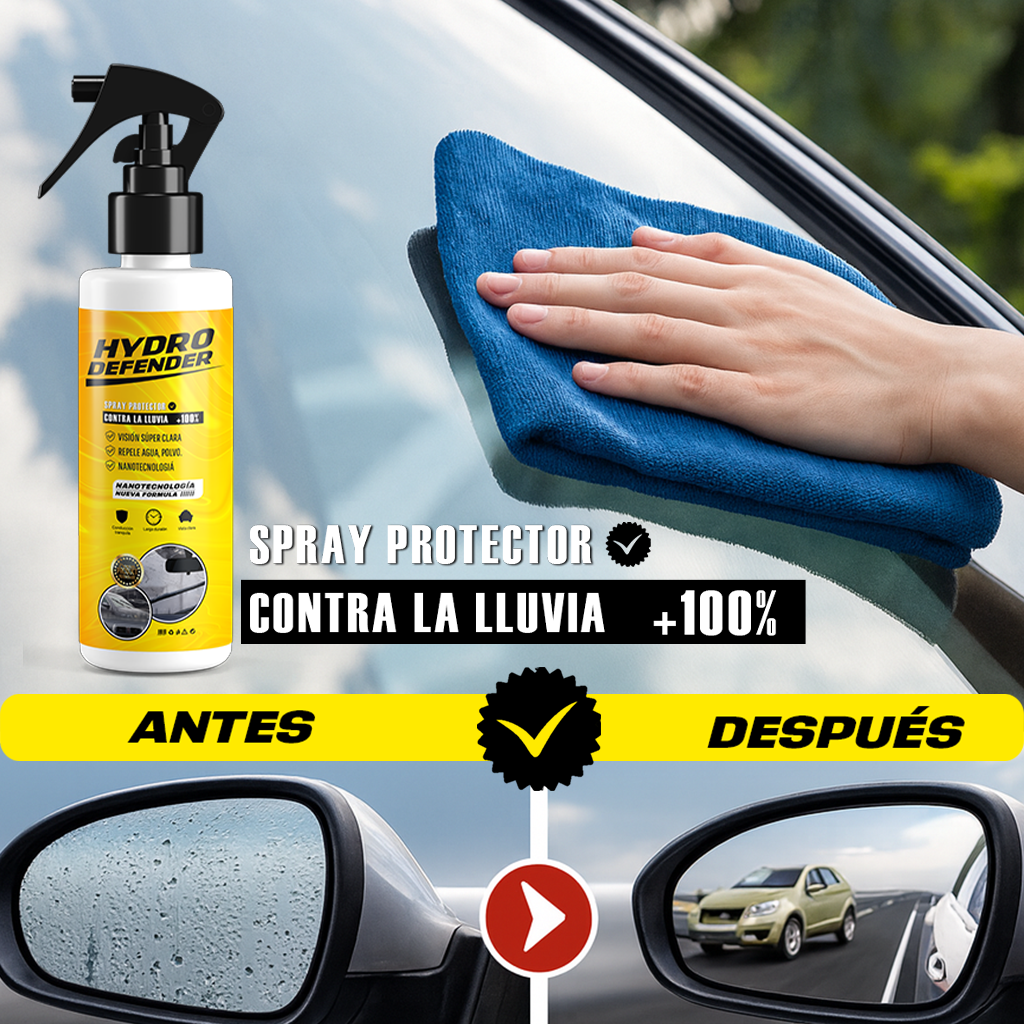 HYDRO+ | REPELENTE ANTI-LLUVIA 100% EFECTIVO