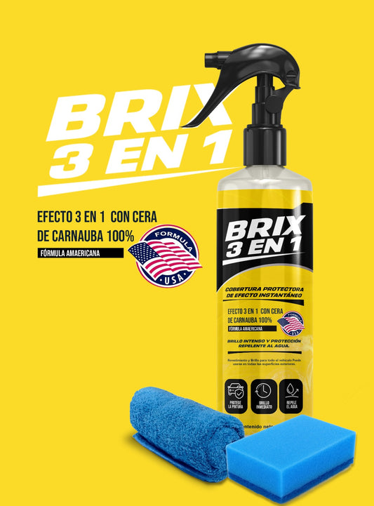 BRIX 3 EN 1™- BRILLO Y PROTECCIÓN PREMIUM 100% EFECTIVO