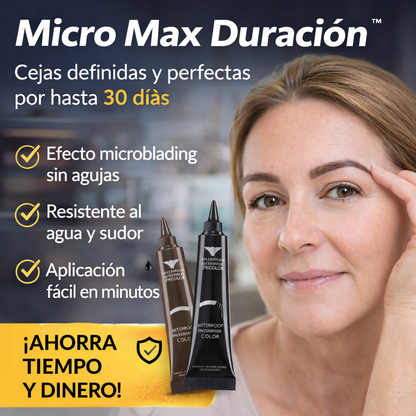 BROW MAX DURACIÓN - Efecto microblading para cejas definidas, y resistentes de larga duración.