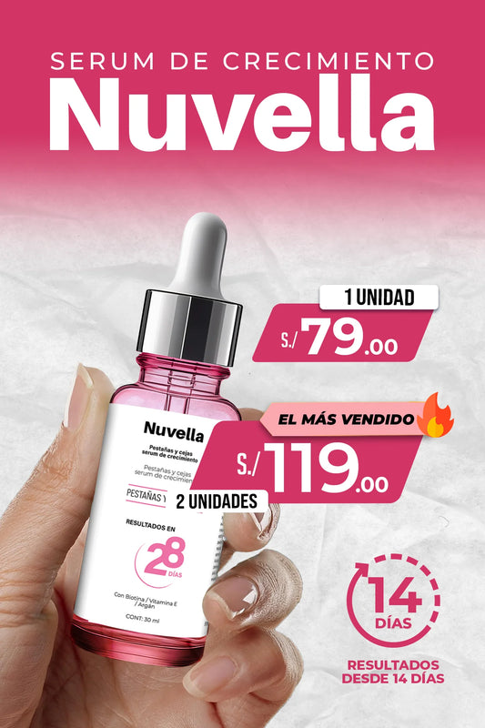 Nuvella™ - Crecimiento de pestañas y cejas 100% EFECTIVO