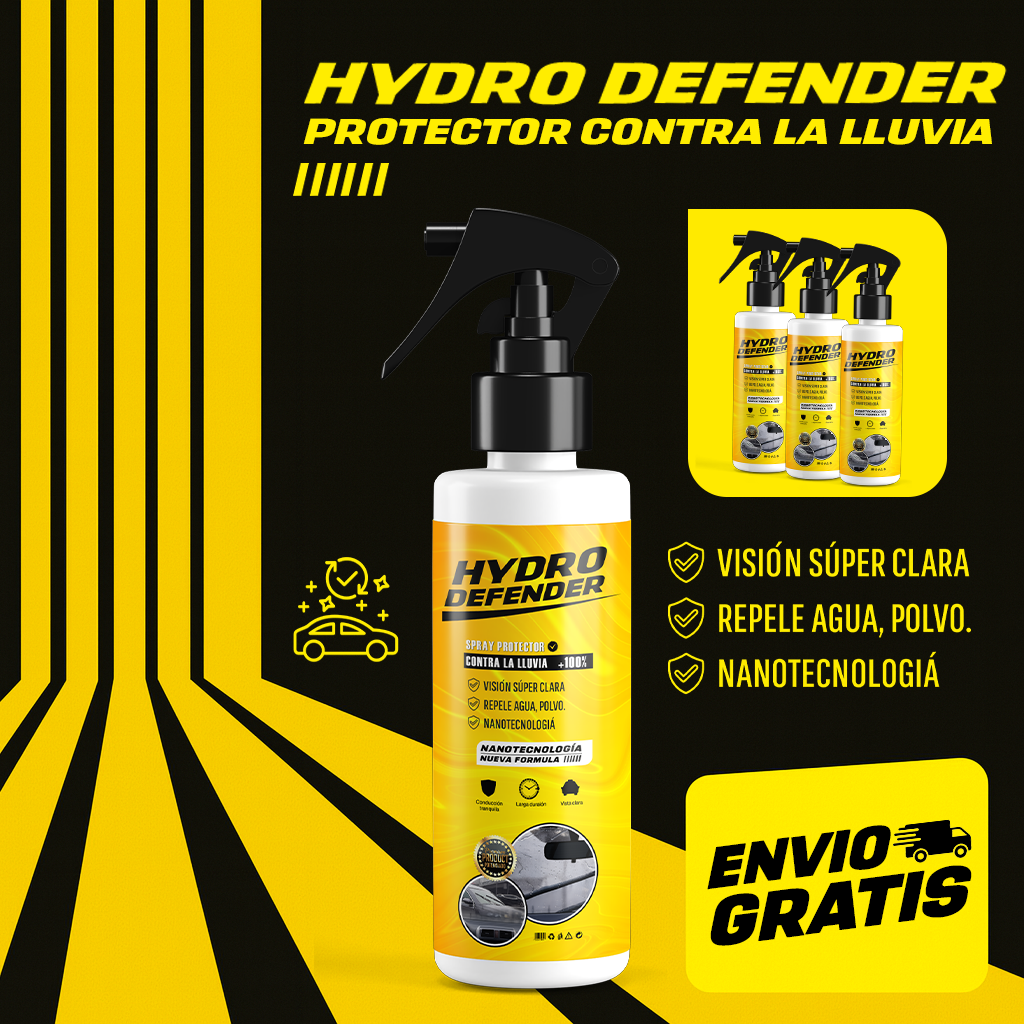 HYDRO+ | REPELENTE ANTI-LLUVIA 100% EFECTIVO