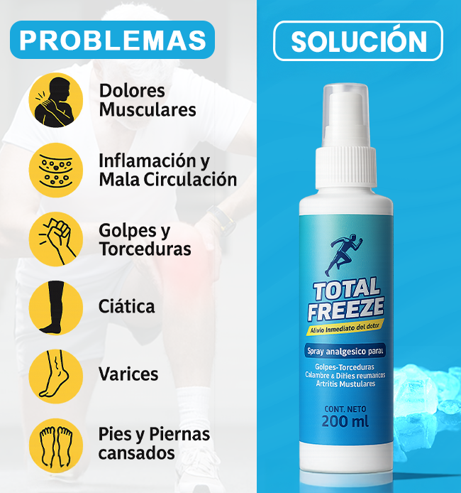 TOTAL FREEZE-SPRAY PARA EL DOLOR