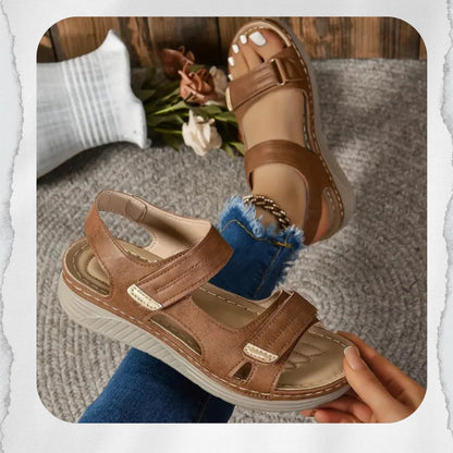 CONFORT STAR™ - Sandalia para mujer acolchada, cómoda y a la moda.