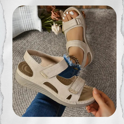 CONFORT STAR™ - Sandalia para mujer acolchada, cómoda y a la moda.