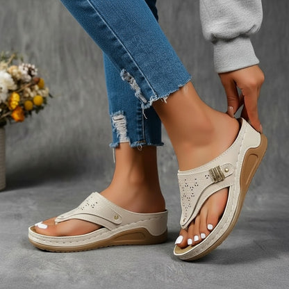 TATIANA CONFORT™ - Sandalia acolchada de descanso de verano para mujer. (Facebook)