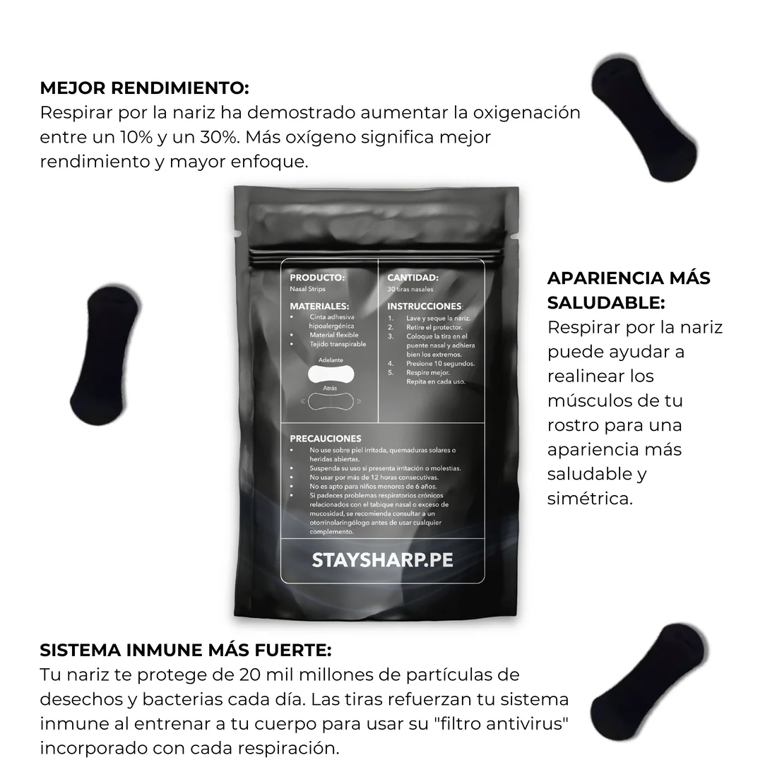 Tira nasal StaySharp