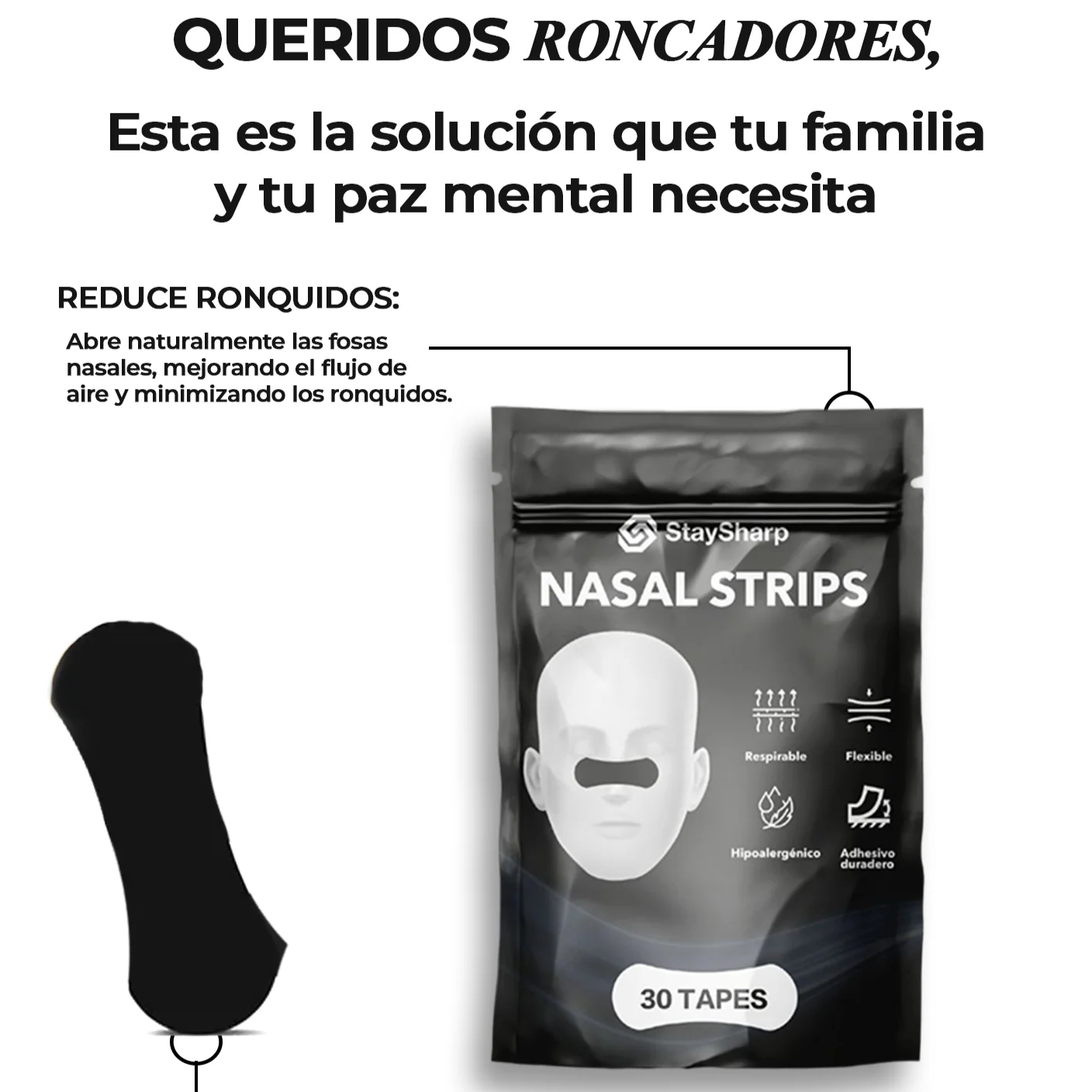 Tira nasal StaySharp
