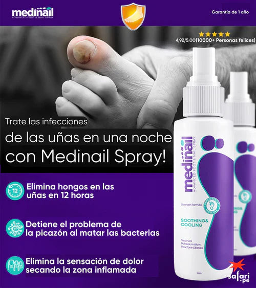 MEDINAIL™ - Elimina los hongos en uñas: Fungicida 100% efectivo